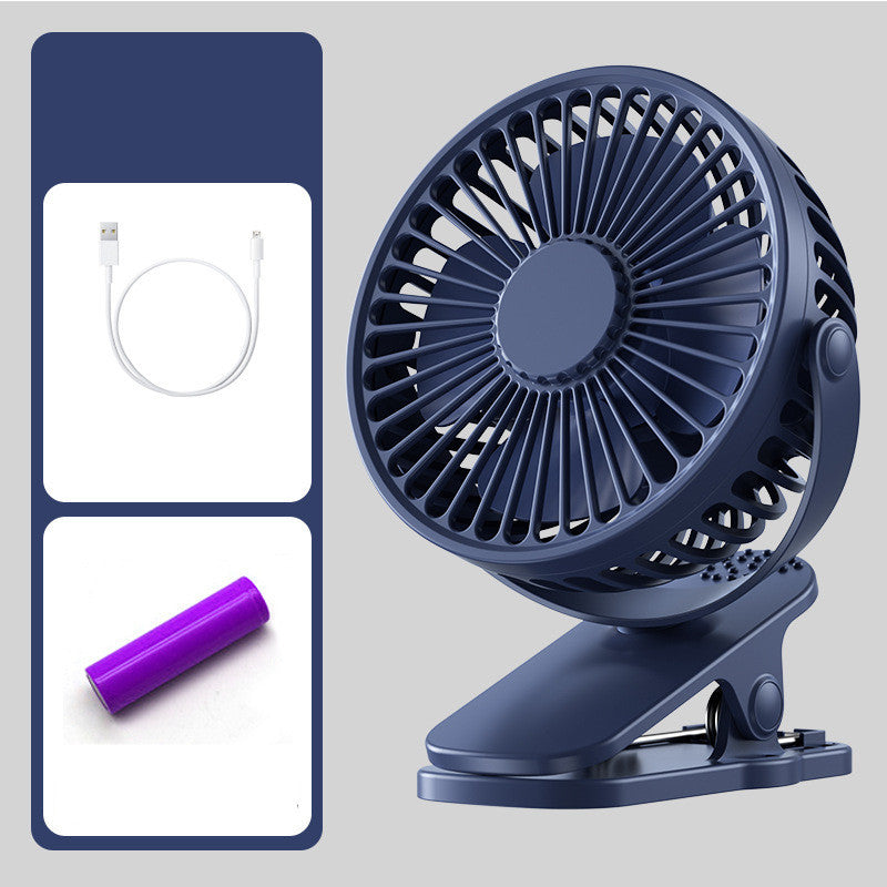 Rechargeable Mini Quiet Clip Fan