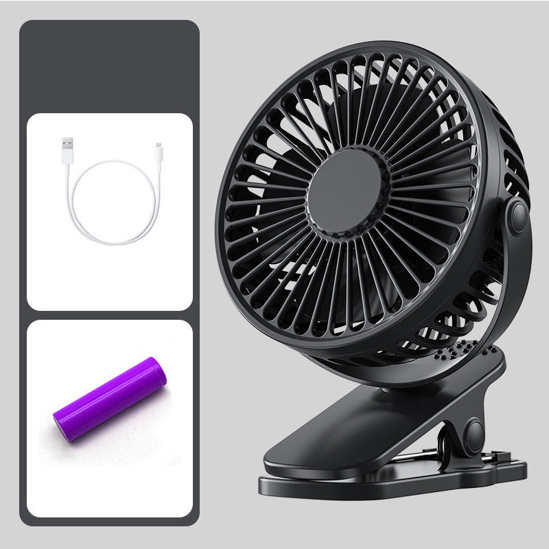 Rechargeable Mini Quiet Clip Fan